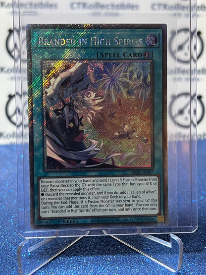 YU-GI-OH! RARITY COLLECTION BRANDED IN HIGH SPIRITS # RAO5-EN067 PLATINUM RARE 1ST EDITION TCG CARD