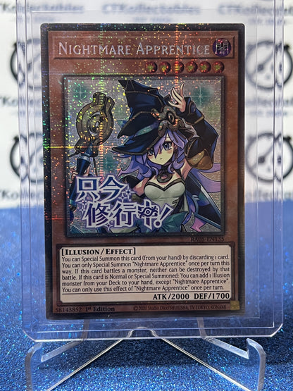 YU-GI-OH! RARITY COLLECTION NIGHTMARE APPRENTICE # RAO5-EN135 STARLIGHT PRISMATIC RARE 1ST EDITION TCG CARD