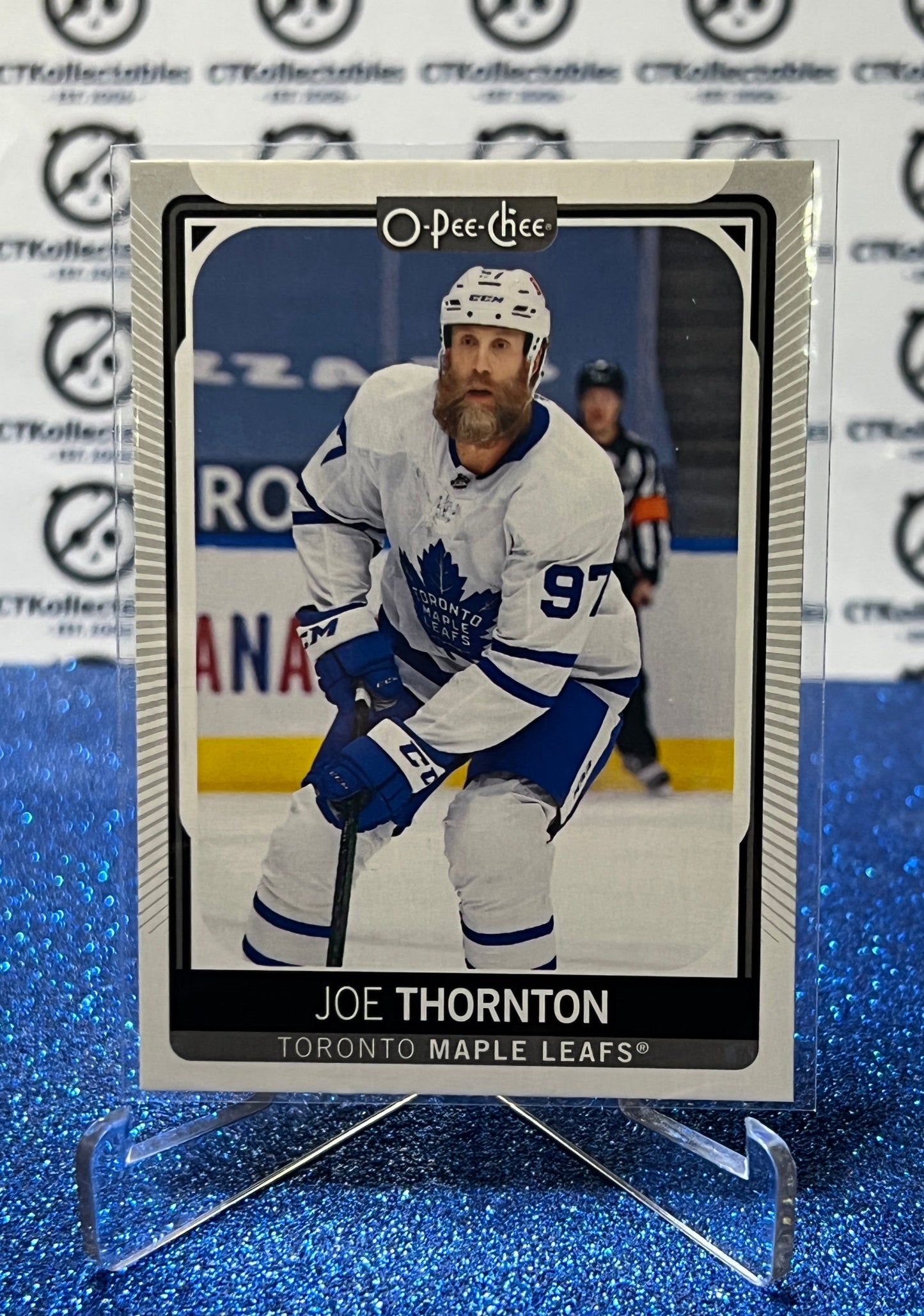 2021-22  O-PEE-CHEE JOE THORNTON # 290 TORONTO MAPLE LEAFS NHL HOCKEY TRADING CARD