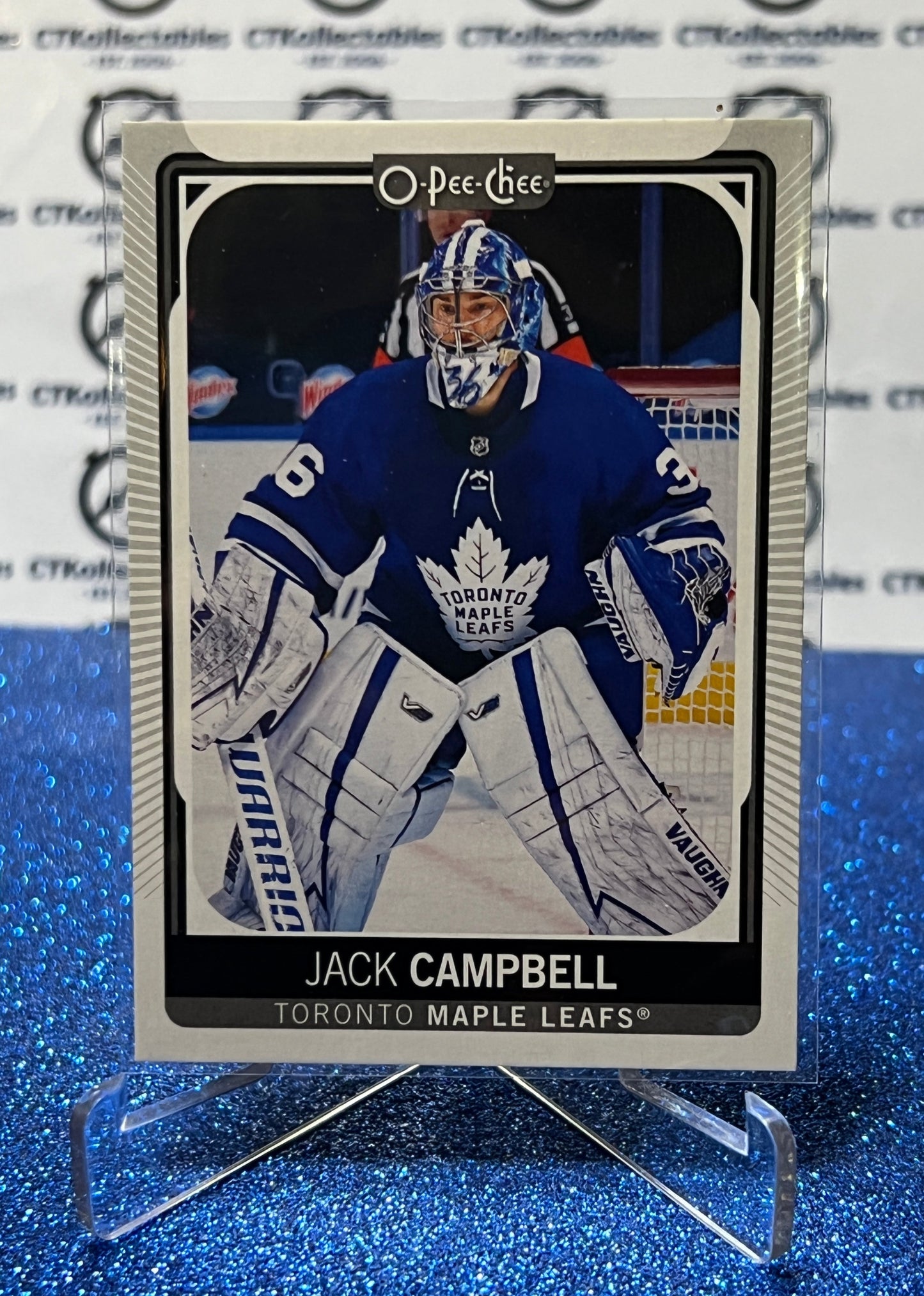 2021-22  O-PEE-CHEE JACK CAMPBELL # 284 TORONTO MAPLE LEAFS NHL HOCKEY TRADING CARD