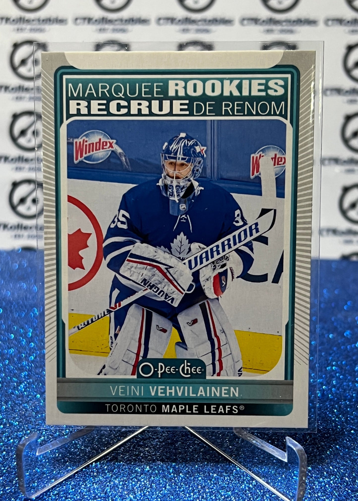 2021-22  O-PEE-CHEE VEINI VEHVILAINEN # 510 MARQUEE ROOKIE TORONTO MAPLE LEAFS NHL HOCKEY TRADING CARD