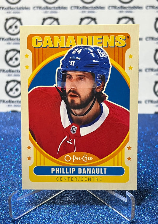 2021-22  O-PEE-CHEE PHILLIP DANAULT # 392 RETRO MONTREAL CANADIENS NHL HOCKEY TRADING CARD