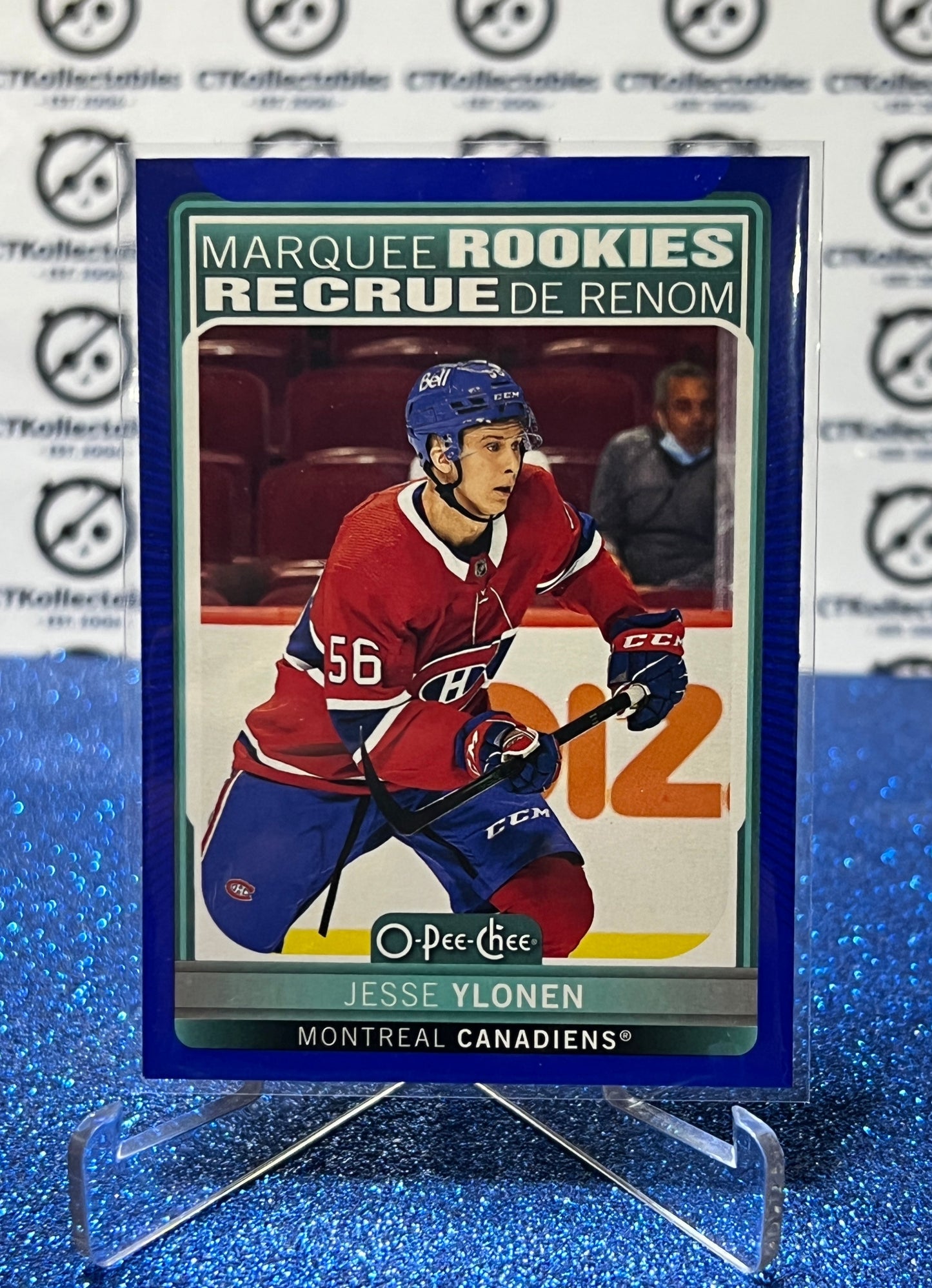 2021-22  O-PEE-CHEE JESSE YLONEN # 646 MARQUEE ROOKIE BLUE MONTREAL CANADIENS NHL HOCKEY TRADING CARD