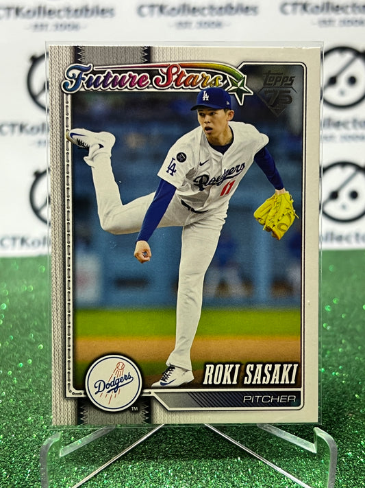2026 TOPPS 75 ROKI SASAKI # 66 FUTURE STARS LA DODGERS BASEBALL CARD