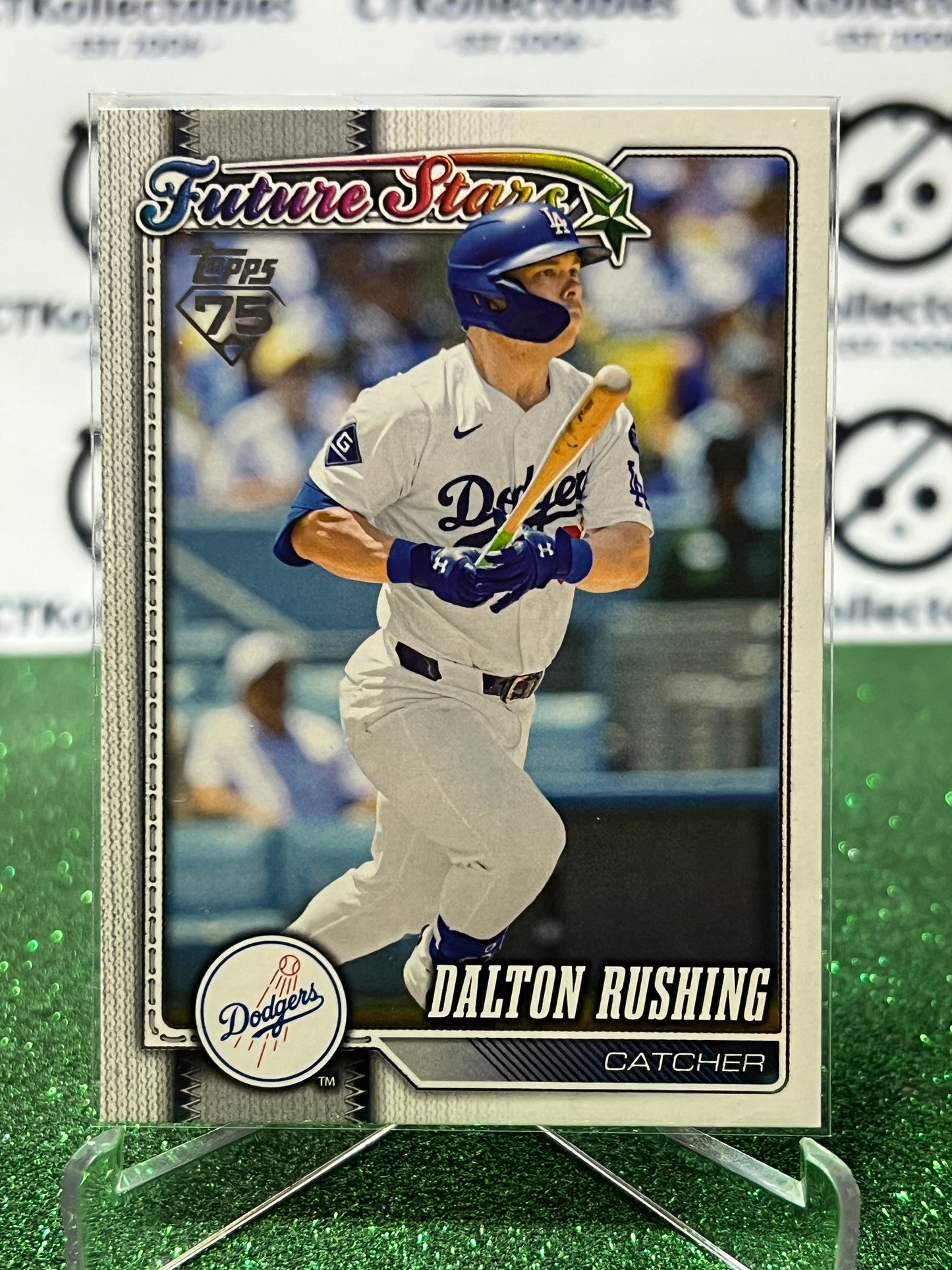 2026 TOPPS 75 DALTON RUSHING # 103 FUTURE STARS LA DODGERS BASEBALL CARD