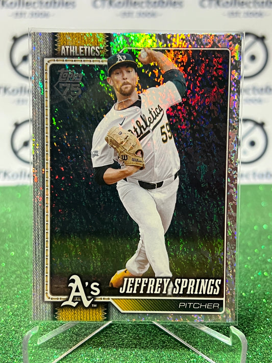 2026 TOPPS 75 JEFFREY SPRINGS # 87 OAKLAND ATHLETICS BASEBALL CARD