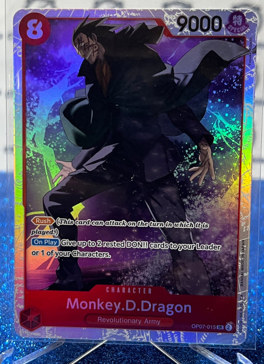 2024 ONE PIECE MONKEY.D.DRAGON # OP07-015 SR 500 YEARS IN THE FUTURE CARD