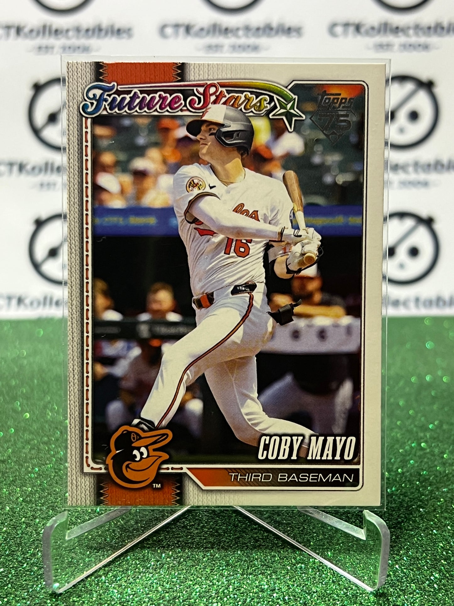 2026 TOPPS  75 COBY MAYO # 72 FUTURE STARS BALTIMORE ORIOLES BASEBALL CARD