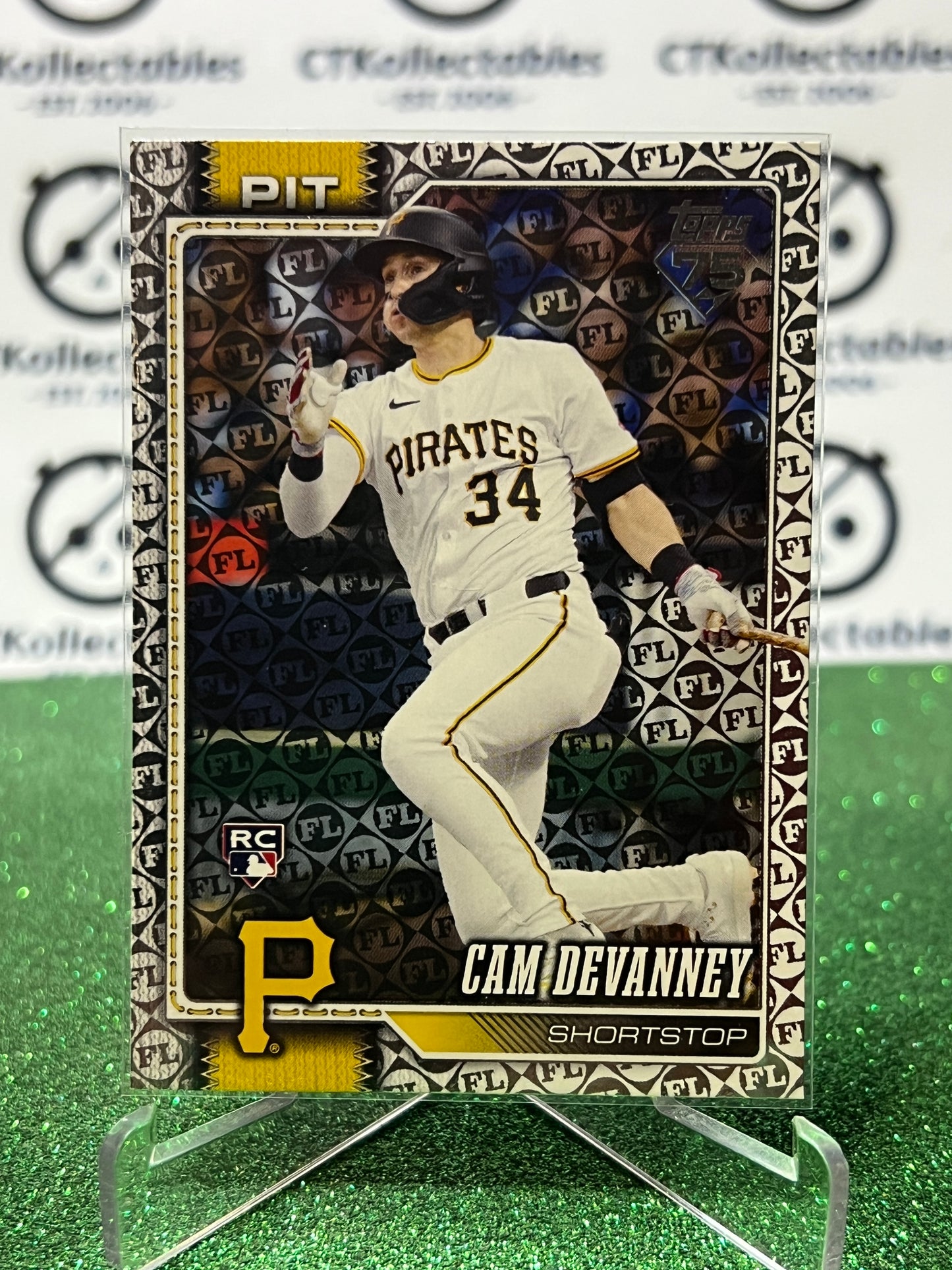 2026 TOPPS 75 CAM DEVANNEY # 268 RC PITTSBURGH PIRATES BASEBALL CARD