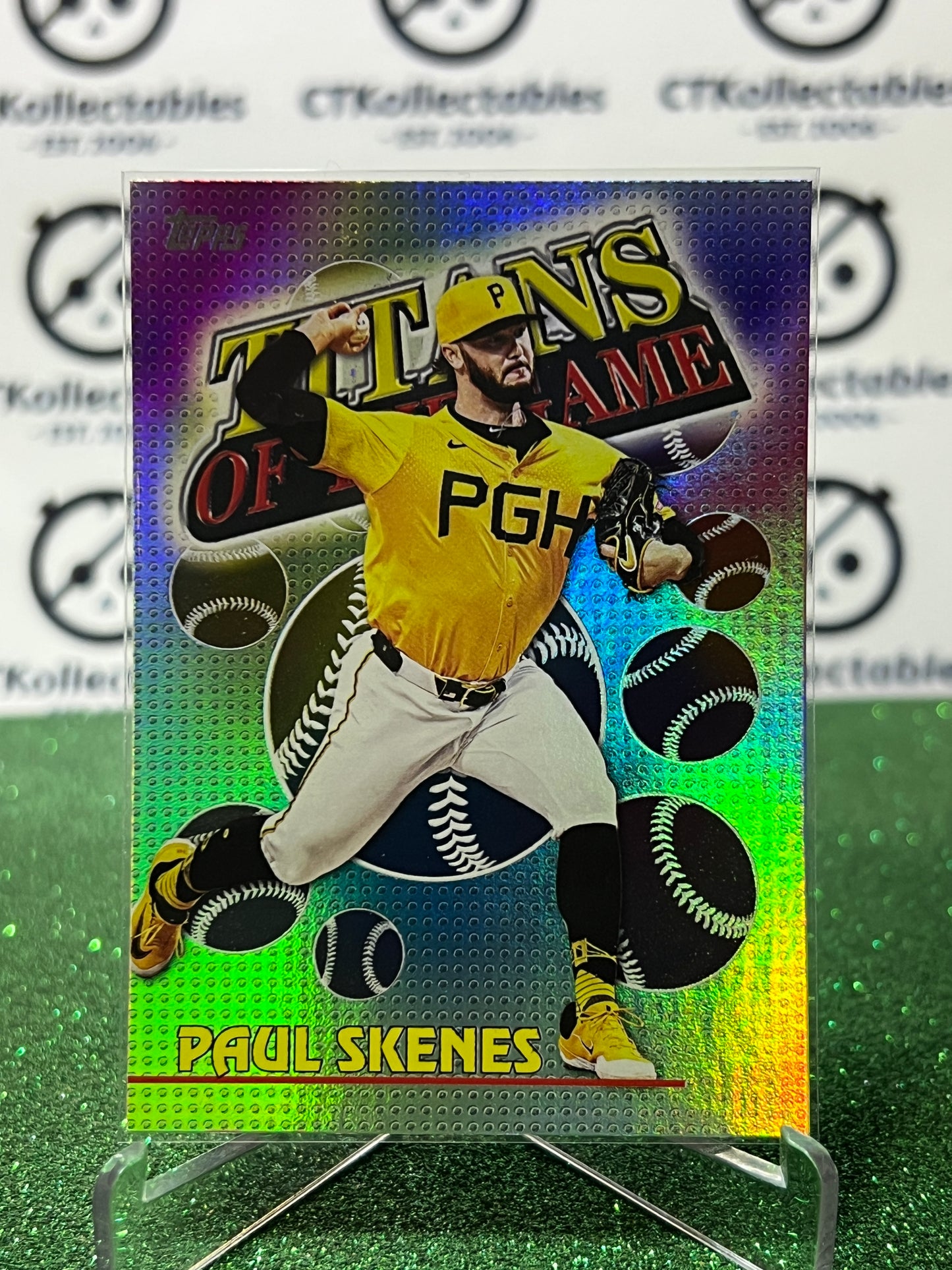 2026 TOPPS 75 PAUL SKENES # TOG-14 TITANS OF THE GAME PITTSBURGH PIRATES BASEBALL CARD