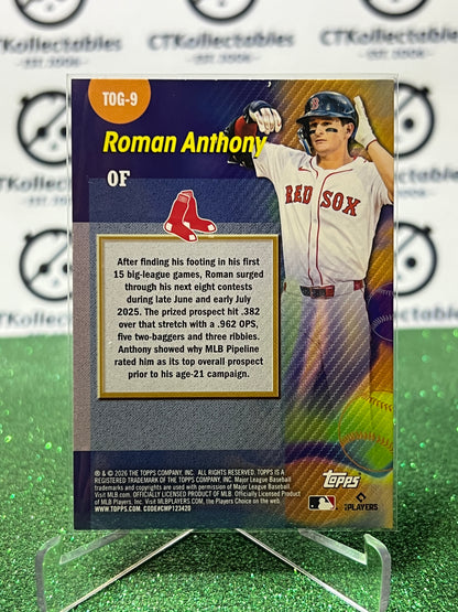 2026 TOPPS 75 ROMAN ANTHONY # TOG-9 RC TITANS OF THE GAME BOSTON RED SOX  BASEBALL CARD