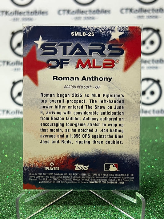 2026 TOPPS 75 ROMAN ANTHONY # SMLB-25 RC STARS OF MLB BOSTON RED SOX  BASEBALL CARD