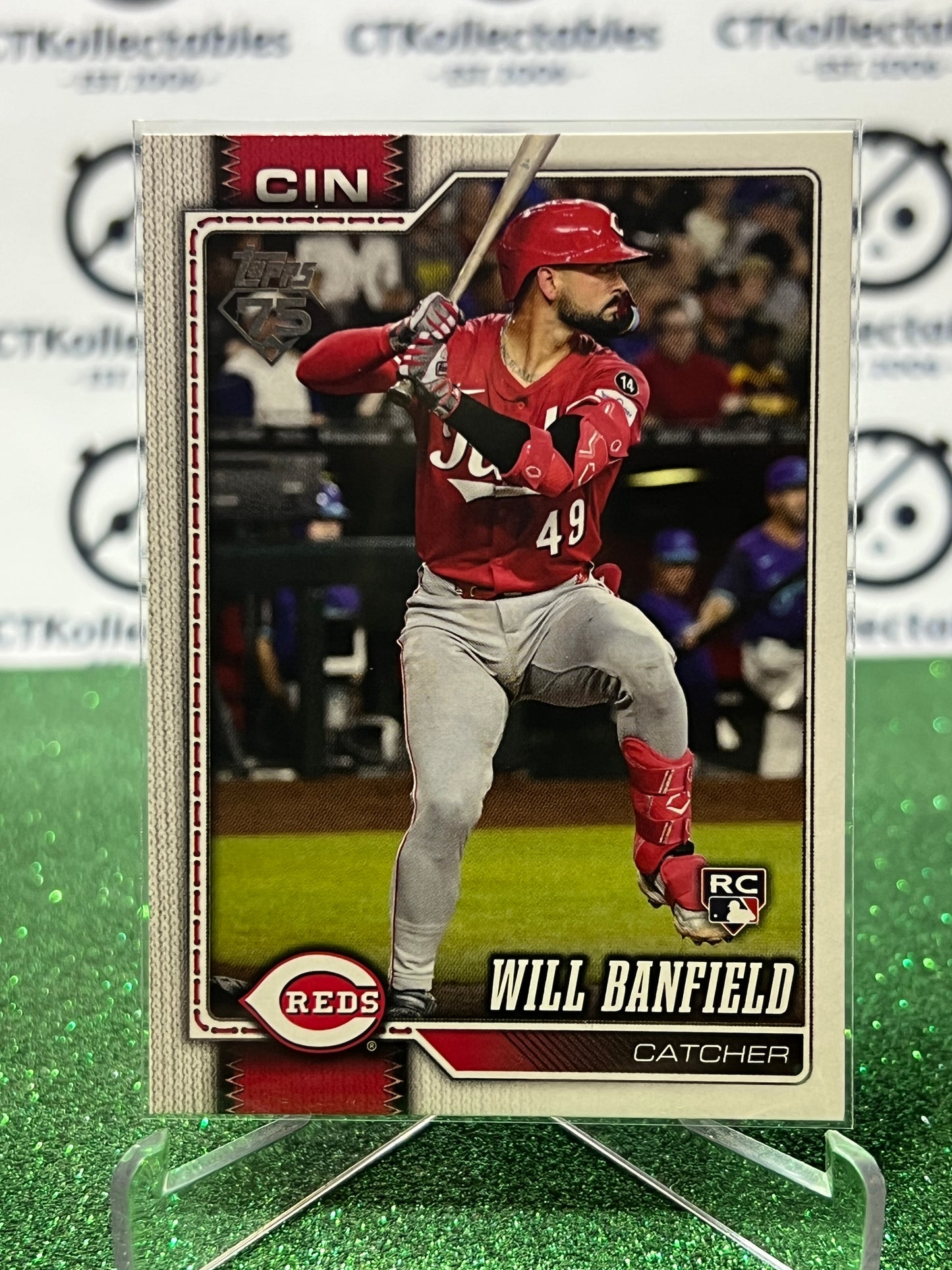 2026 TOPPS 75 WILL BANFIELD  # 247 RC CINCINNATI REDS BASEBALL CARD