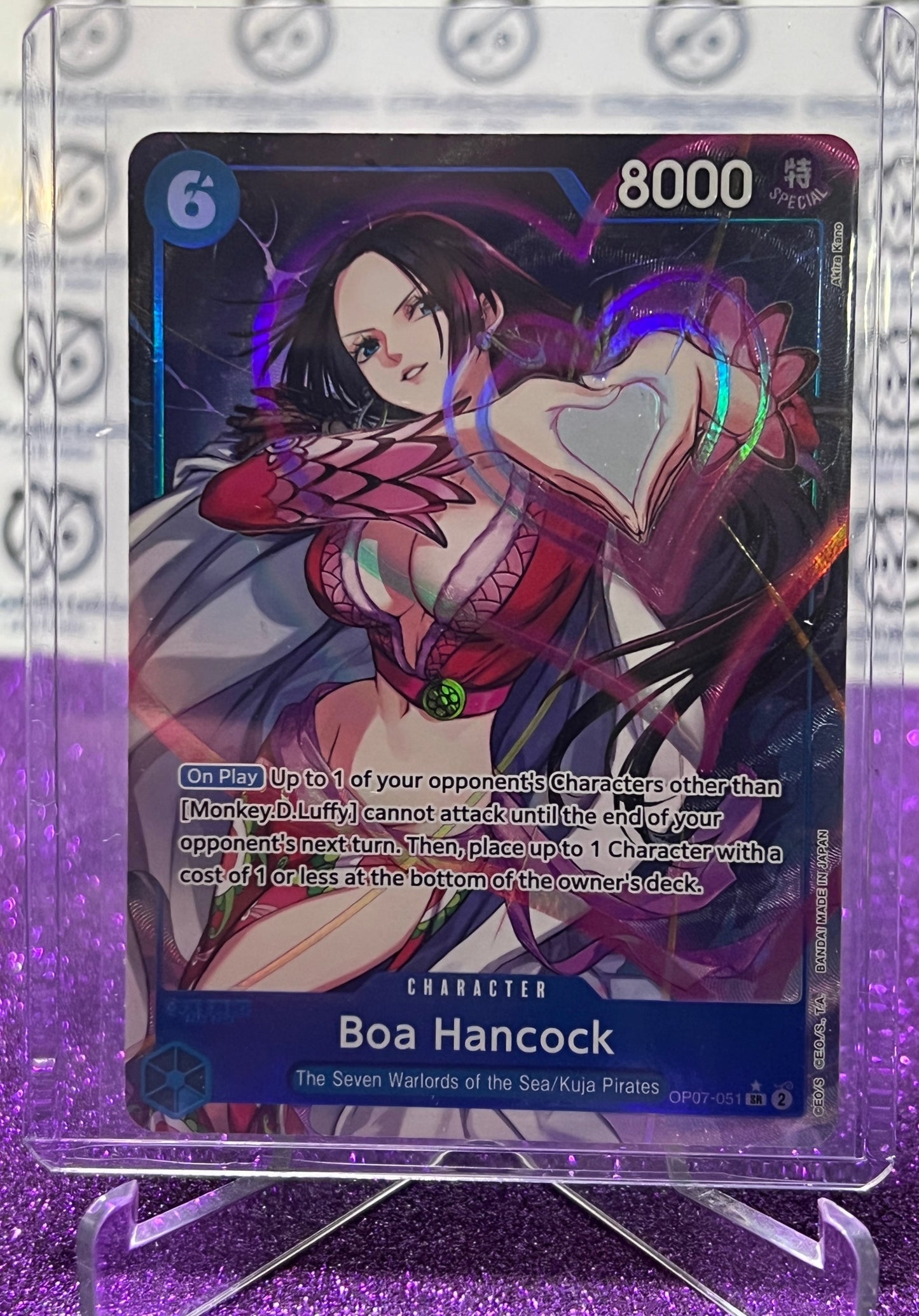 2024 ONE PIECE BOA HANCOCK # OP07-151 *SR ALTERNATE ART 500 YEARS IN THE FUTURE CARD