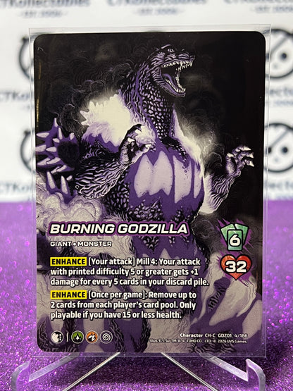 2026 UNIVERSUS BURNING GODZILLA  # CH-C GDZ01 4/186 NON-FOIL GAME TRADING CARD