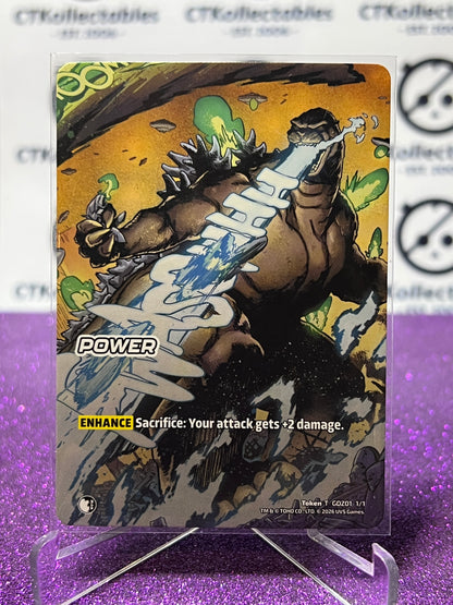 2026 UNIVERSUS BURNING GODZILLA  # CH-C GDZ01 4/186 NON-FOIL GAME TRADING CARD