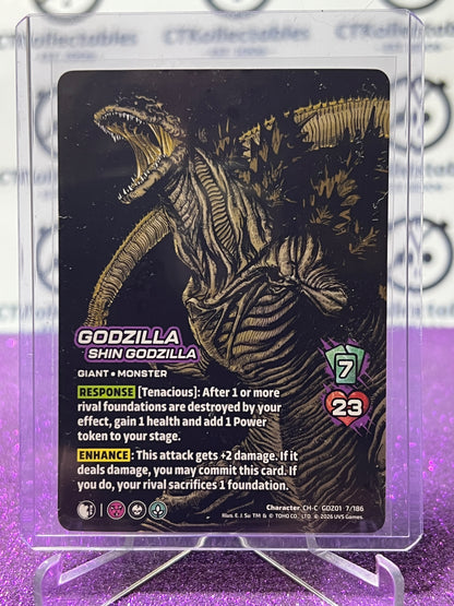 2026 UNIVERSUS SHIN GODZILLA  # CH-C GDZ01 7/186 NON-FOIL GAME TRADING CARD
