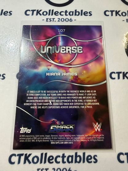 2026 WWE Topps Universe LIGHTNING #107 Kiana James Smack Down
