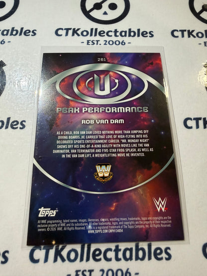 2026 WWE Topps Universe Peak Performance LIGHTNING #261 Rob Van Damn