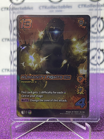 2026 UNIVERSUS HUMANITY FIGHTS ON  # UR GDZ01 89/186 FOIL GAME TRADING CARD