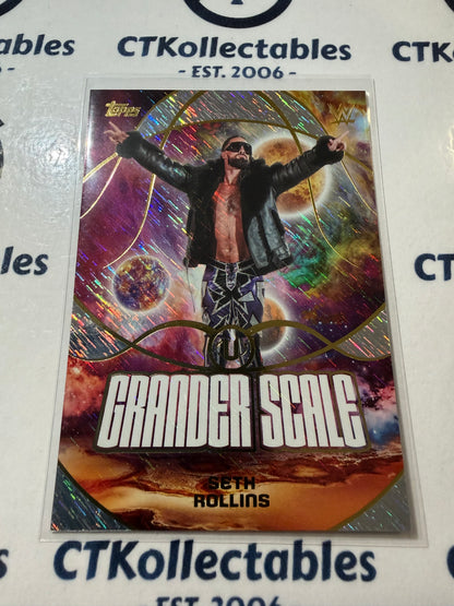 2026 WWE Topps Universe Grander Scale LIGHTNING #GS-12 Seth Rollins RAW