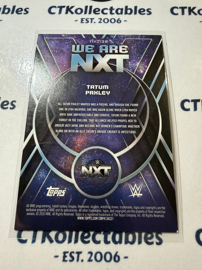 2026 WWE Topps Universe We Are NXT LIGHTNING #NXT-38 Tatum Paxley