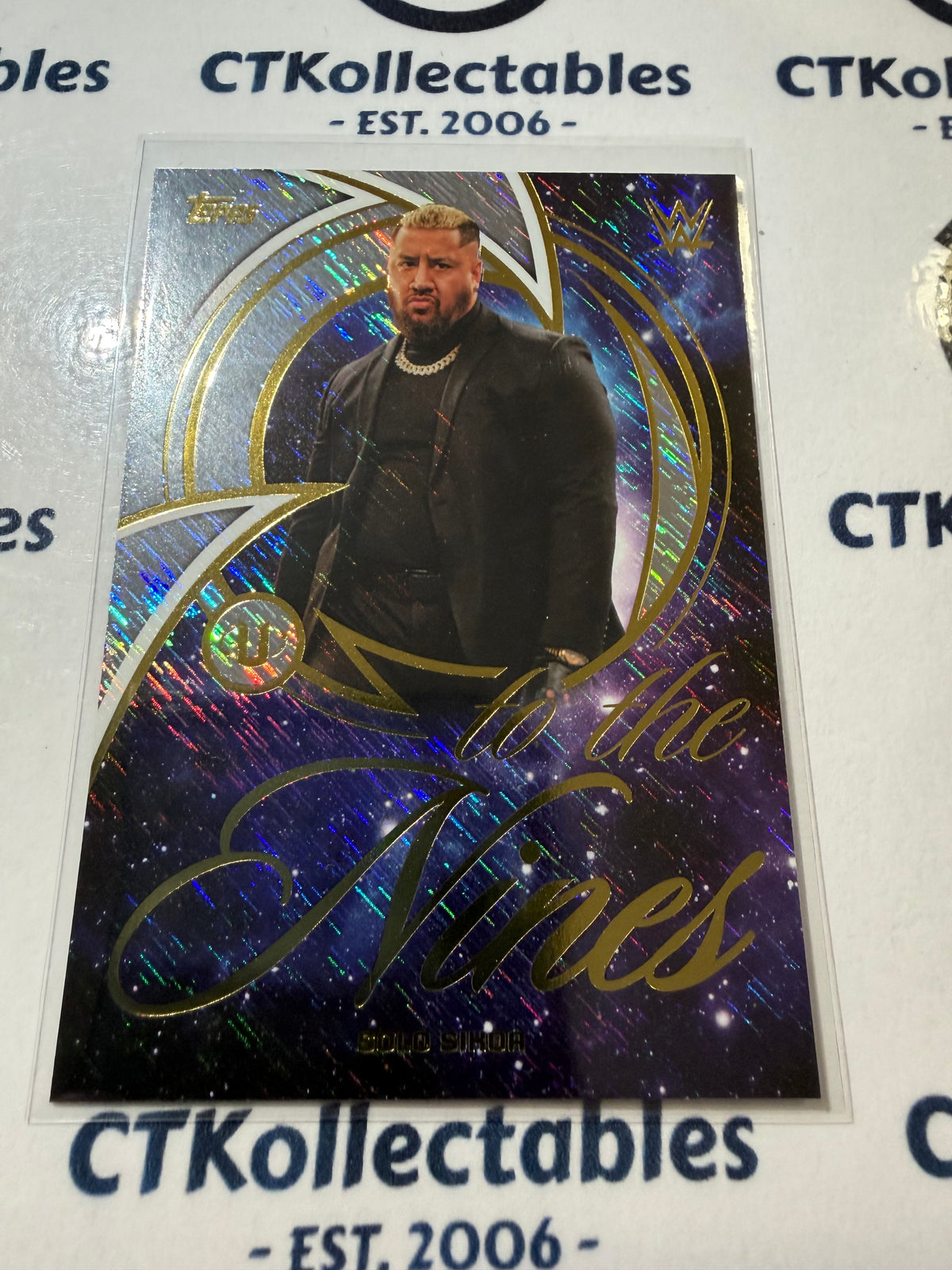 2026 WWE Topps Universe Solo Sikor LIGHTNING #TTN-1 To The Nines