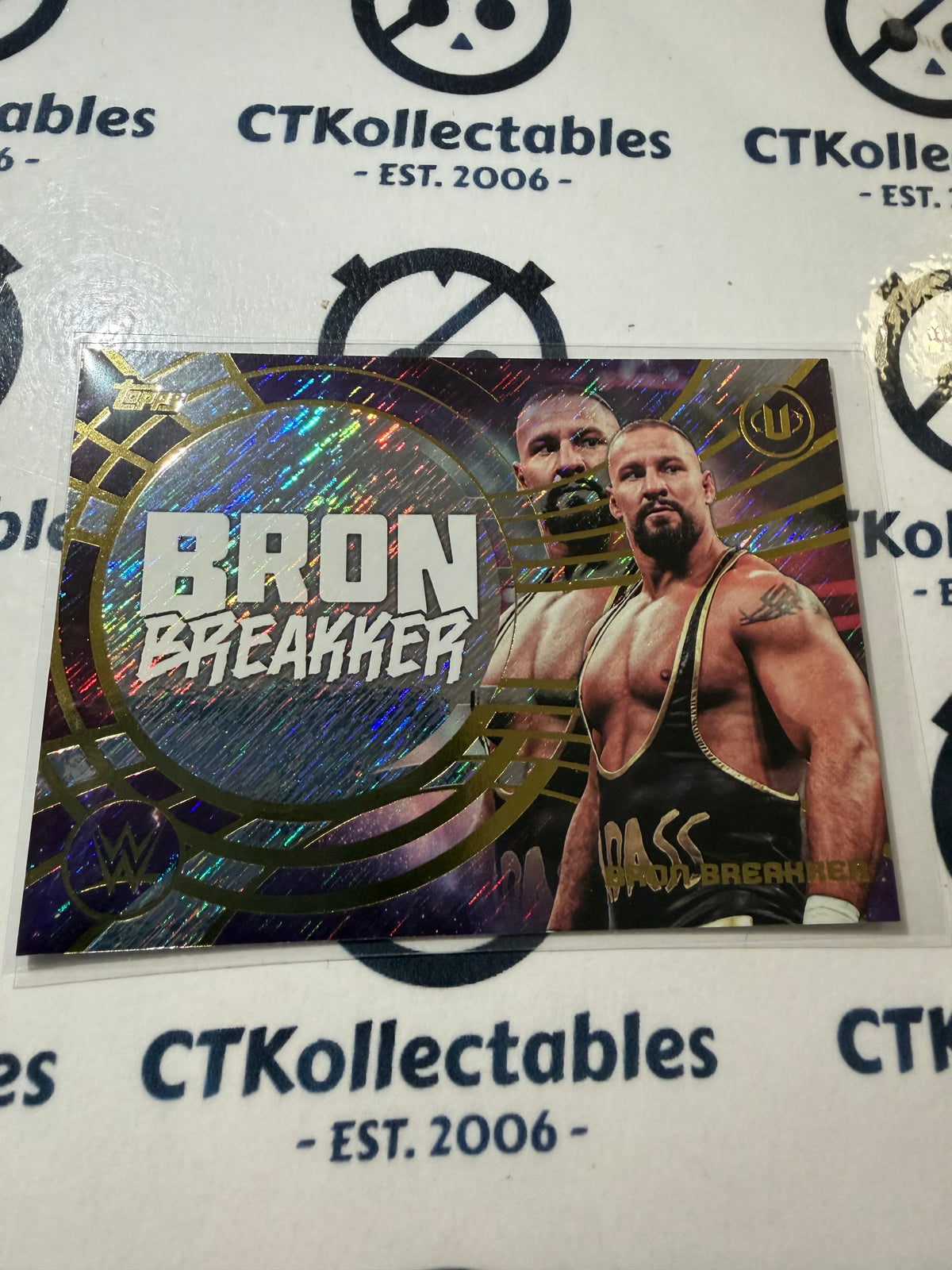2026 WWE Topps Universe Namesakes LIGHTNING #NS-6 Bron Breaker RAW