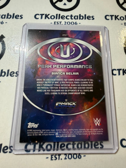 2026 WWE Topps Universe Pink Plaid Bianca Belair #138/175 Peak Performance #257