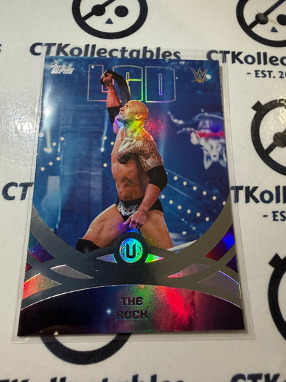 2026 WWE Topps Universe Peak Performance #220 The Rock Base Card