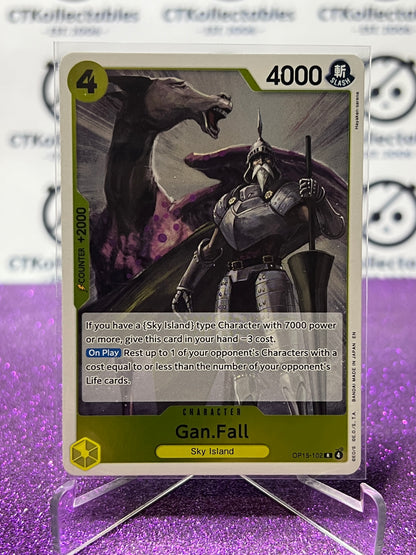2026 ONE PIECE ADVENTURE ON KAMI'S ISLAND GAN.FALL # OP15-102 R FOIL TCG CARD