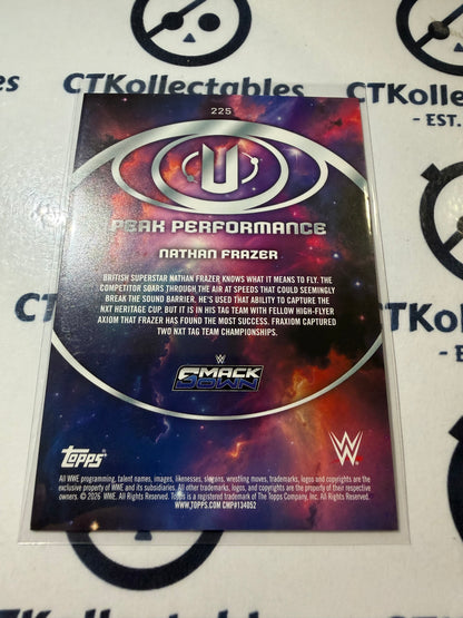 2026 WWE Topps Universe Peak Performance #225 Nathan Frazer Base Card