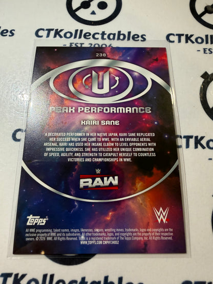 2026 WWE Topps Universe Peak Performance #238 Kairi Sane Base Card