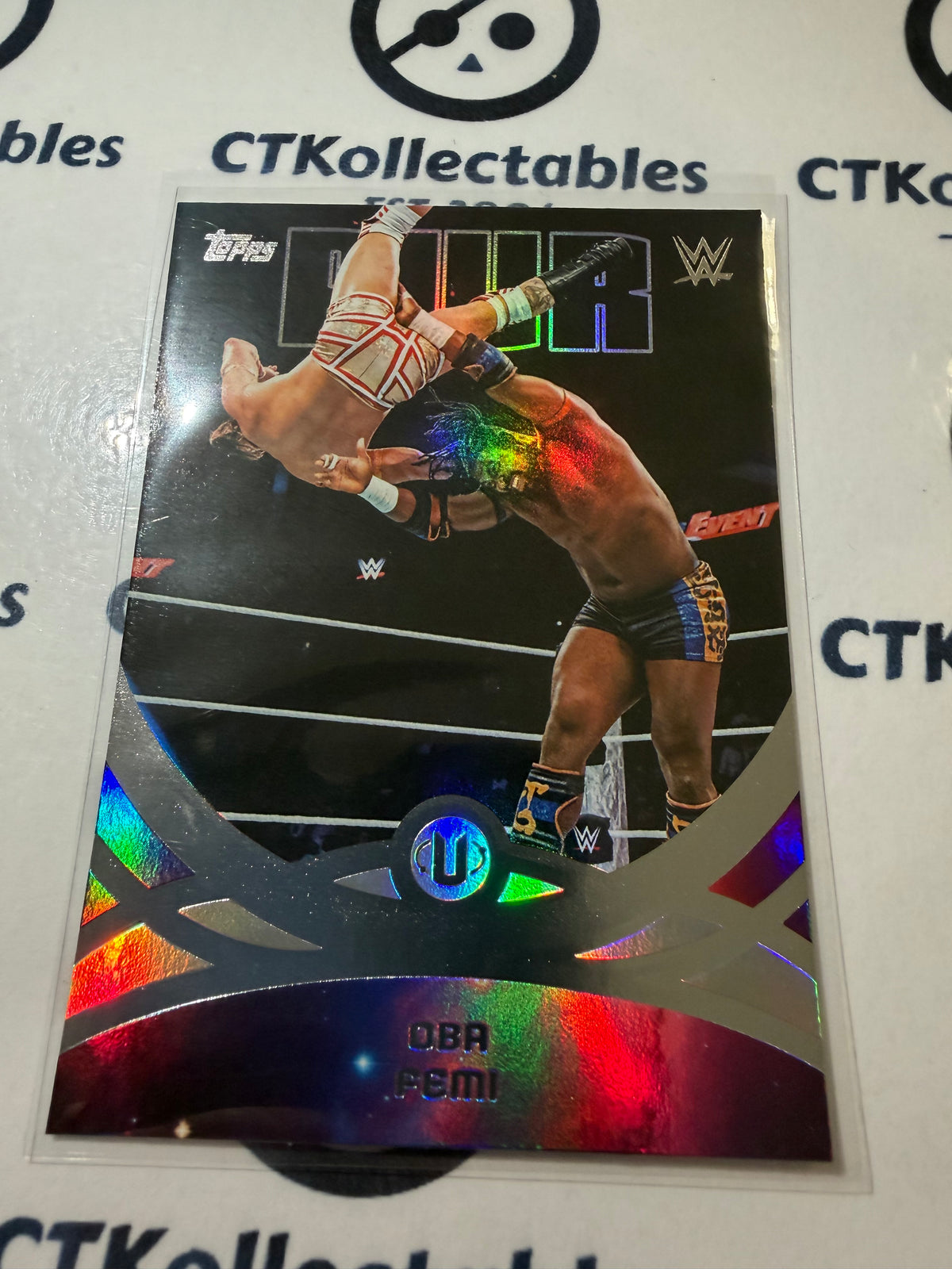 2026 WWE Topps Universe Peak Performance #249 Oba Femi Base Card