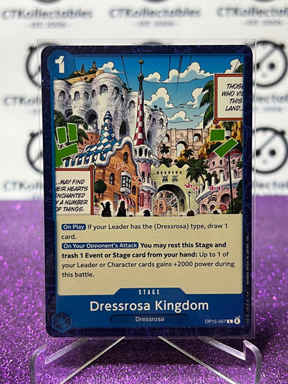 2026 ONE PIECE ADVENTURE ON KAMI'S ISLAND DRESSROSA KINGDOM # OP15-O57 C NON-FOIL TCG CARD