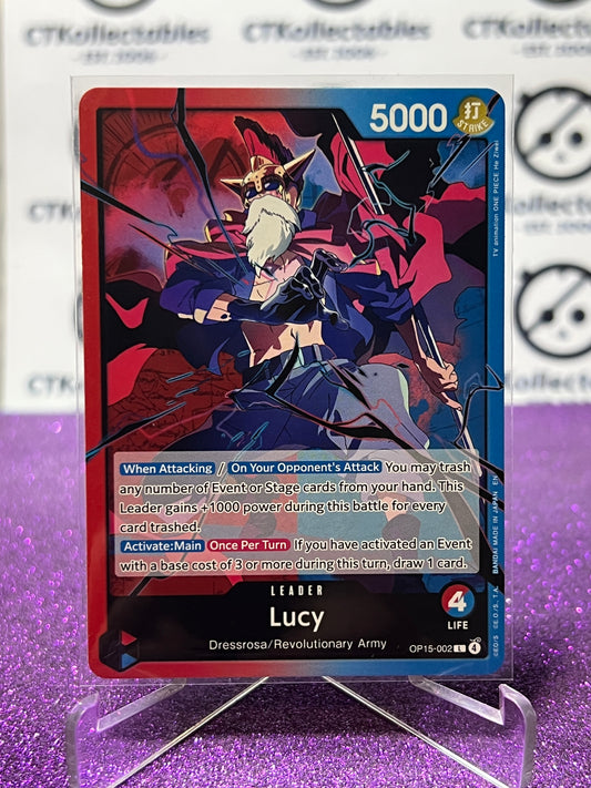 2026 ONE PIECE ADVENTURE ON KAMI'S ISLAND  LUCY # OP15-002 L NON-FOIL TCG CARD