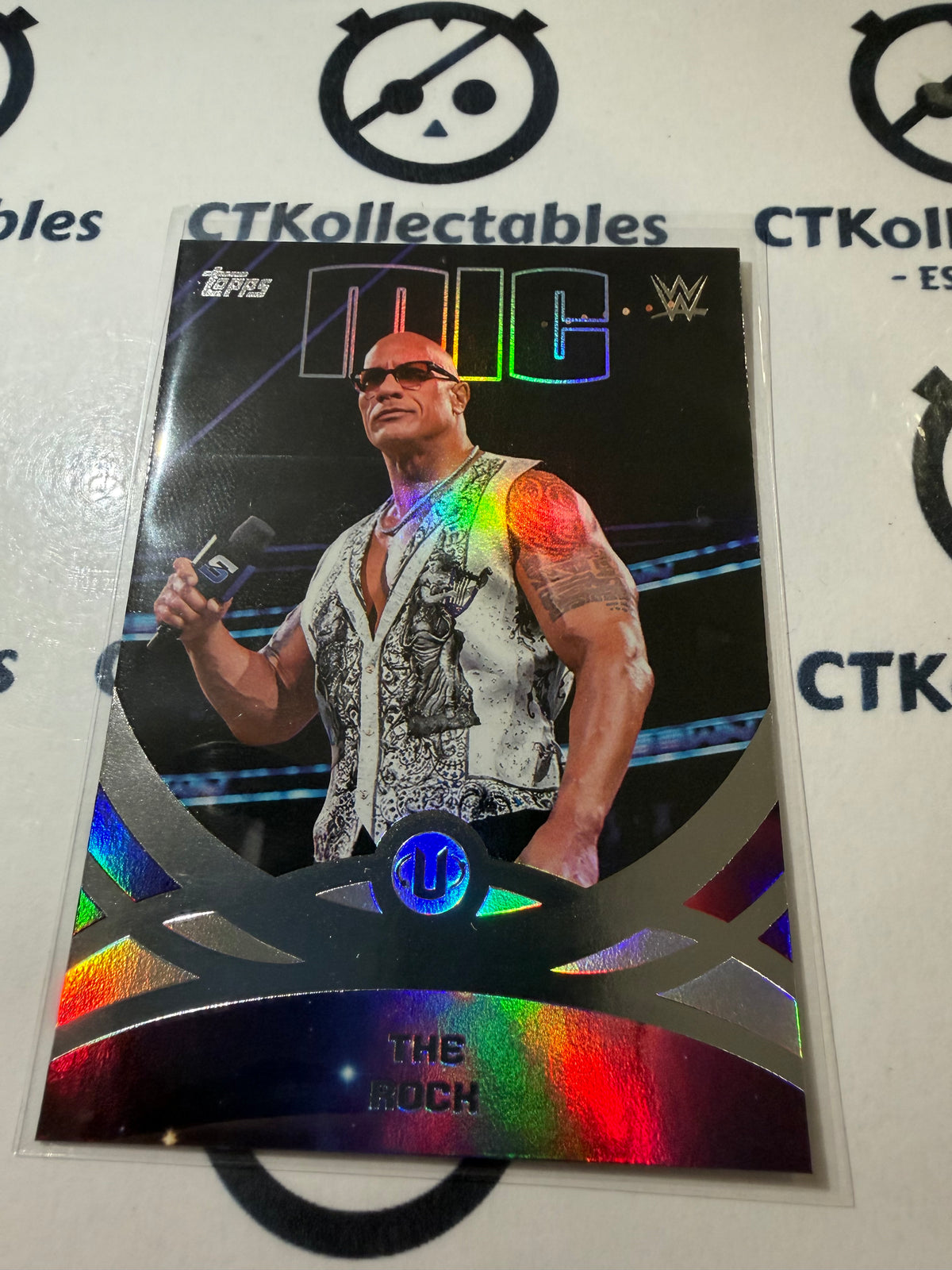 2026 WWE Topps Universe Peak Performance #280 The Rock Base Card