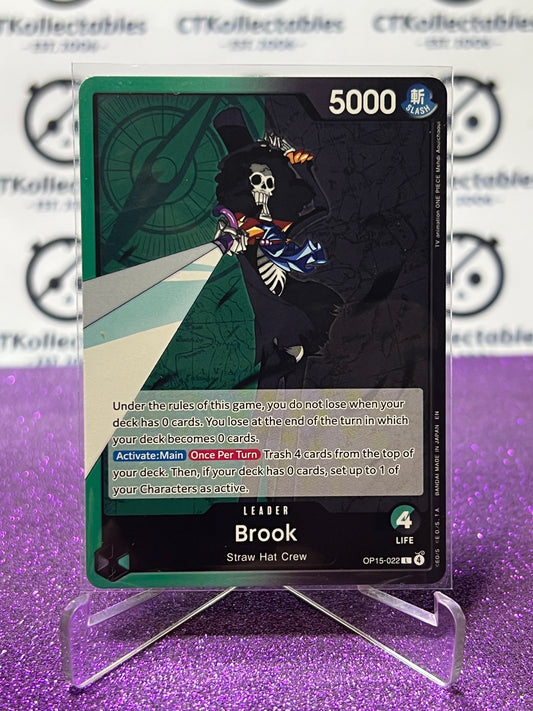 2026 ONE PIECE ADVENTURE ON KAMI'S ISLAND BROOK # OP15-022 L NON-FOIL TCG CARD