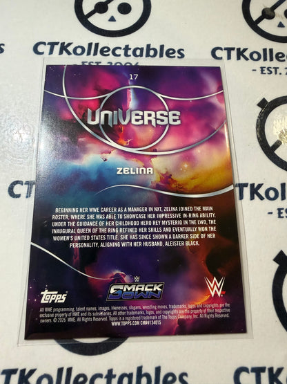 2026 WWE Topps Universe #17 Zelina Base Card