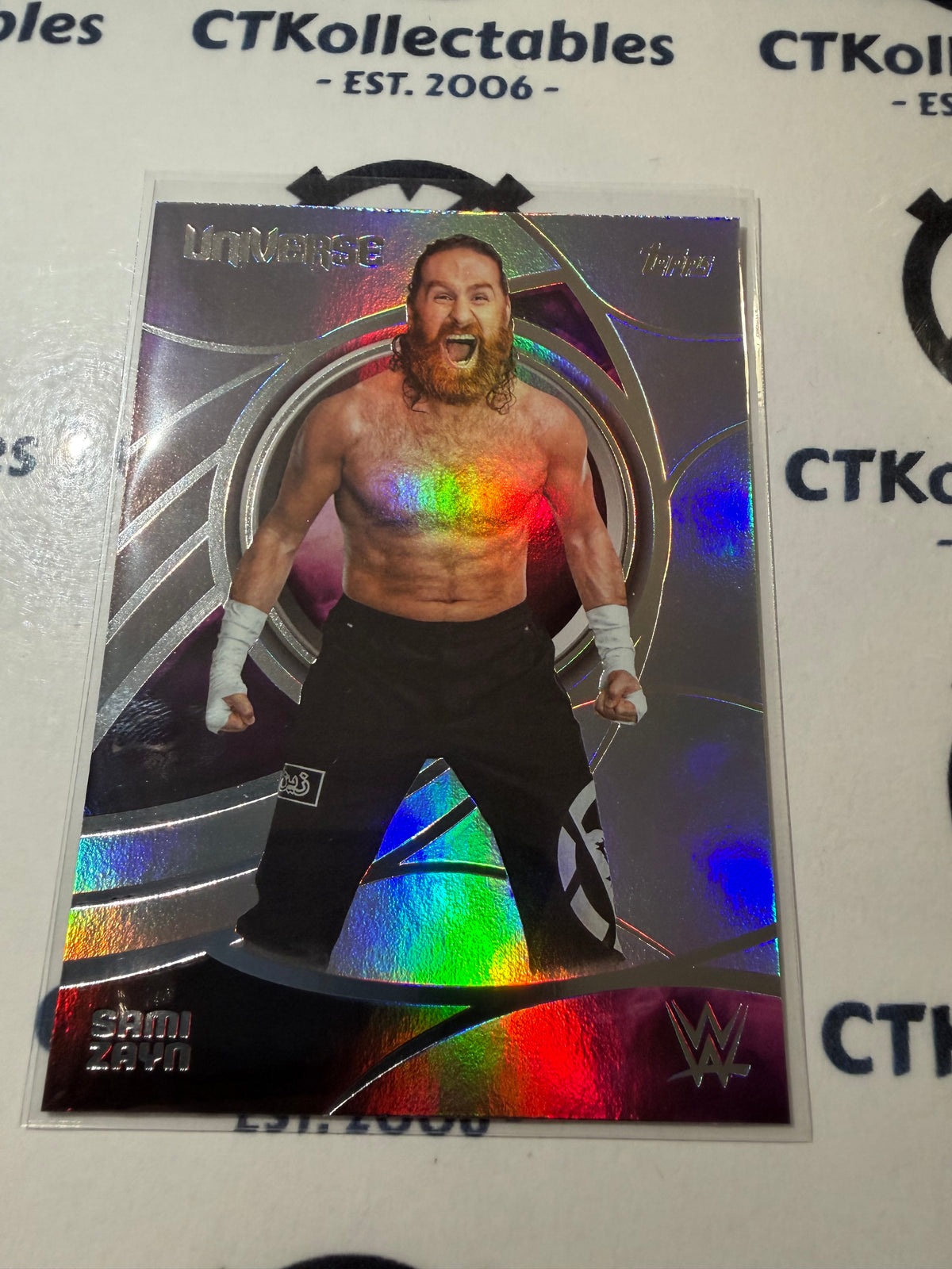 2026 WWE Topps Universe #30 Sami Zayn Base Card
