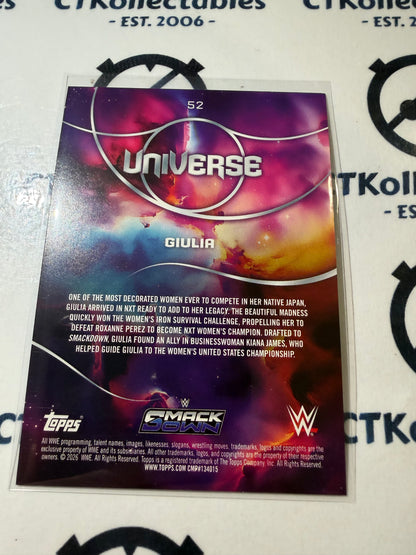 2026 WWE Topps Universe #52 Giulia Base Card