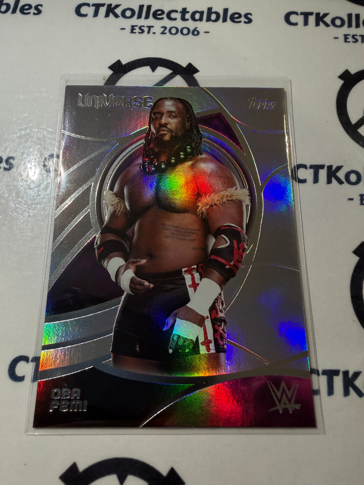 2026 WWE Topps Universe #61 Oba Femi Base Card