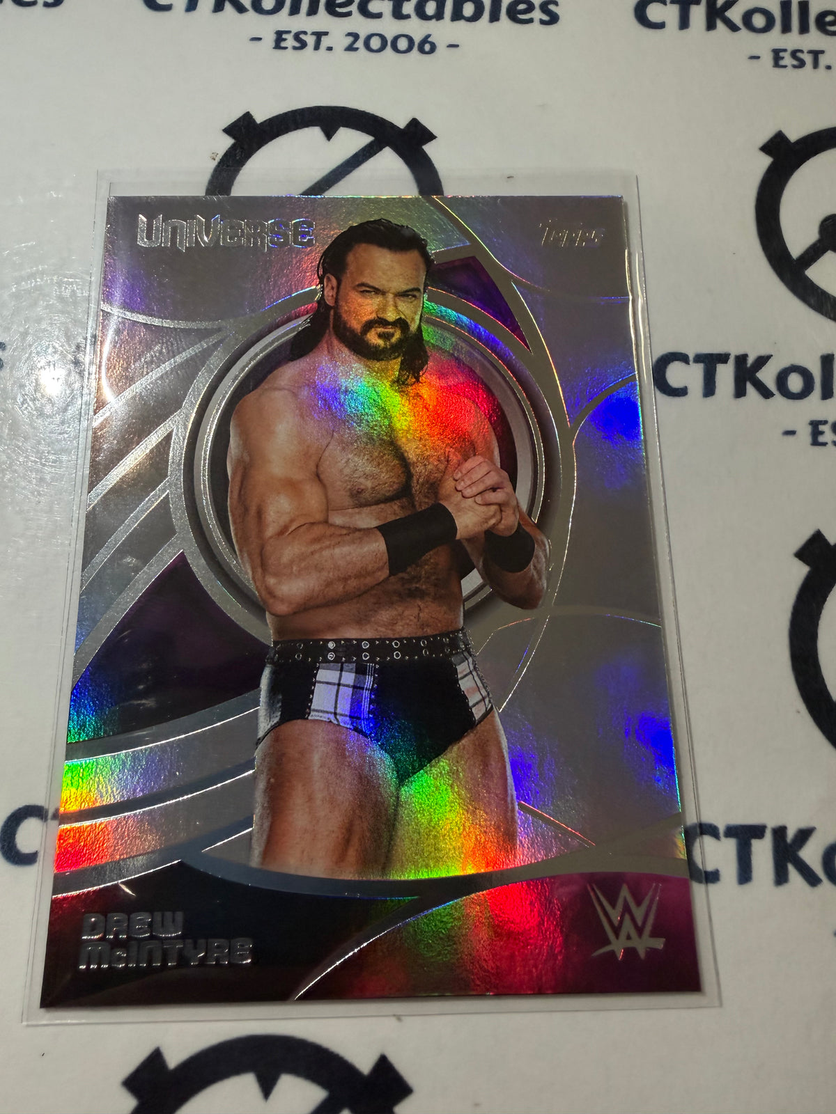 2026 WWE Topps Universe #77 Drew McIntyre Base Card