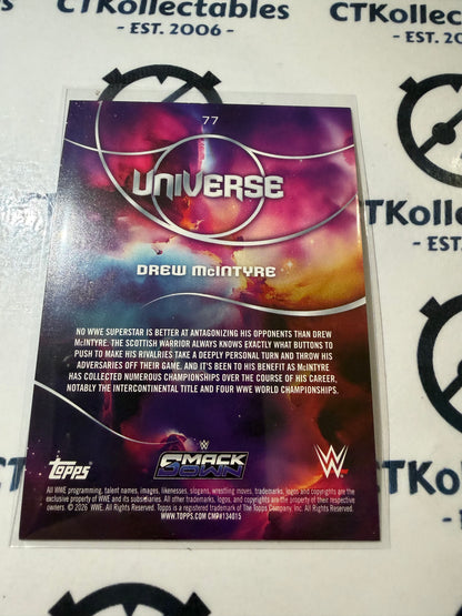 2026 WWE Topps Universe #77 Drew McIntyre Base Card