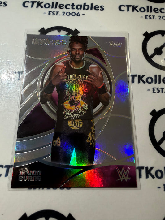 2026 WWE Topps Universe #81 Je'Von Evans Base Card