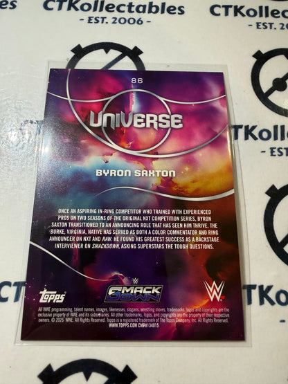 2026 WWE Topps Universe #86 Byron Saxton Base Card