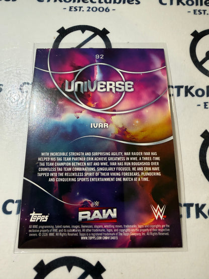 2026 WWE Topps Universe #92 Ivar Base Card