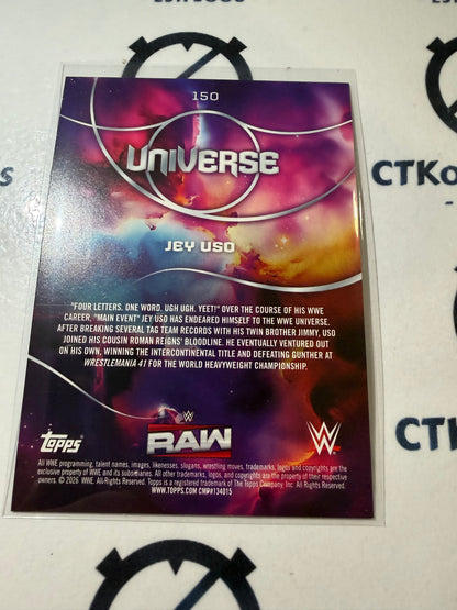 2026 WWE Topps Universe #150 Jey Uso Base Card