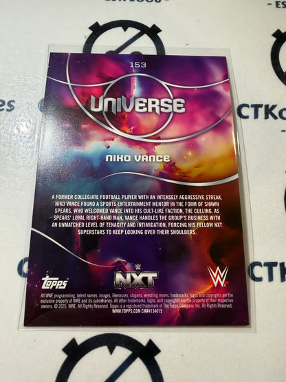 2026 WWE Topps Universe #153 Niko Vance Base Card