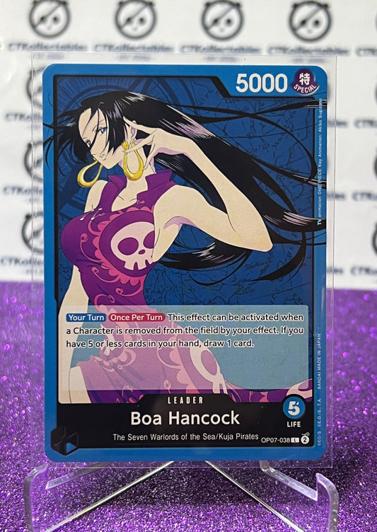 2024 ONE PIECE BOA HANCOCK # OP07-038 LEADER 500 YEARS IN THE FUTURE TRADING GAME CARD